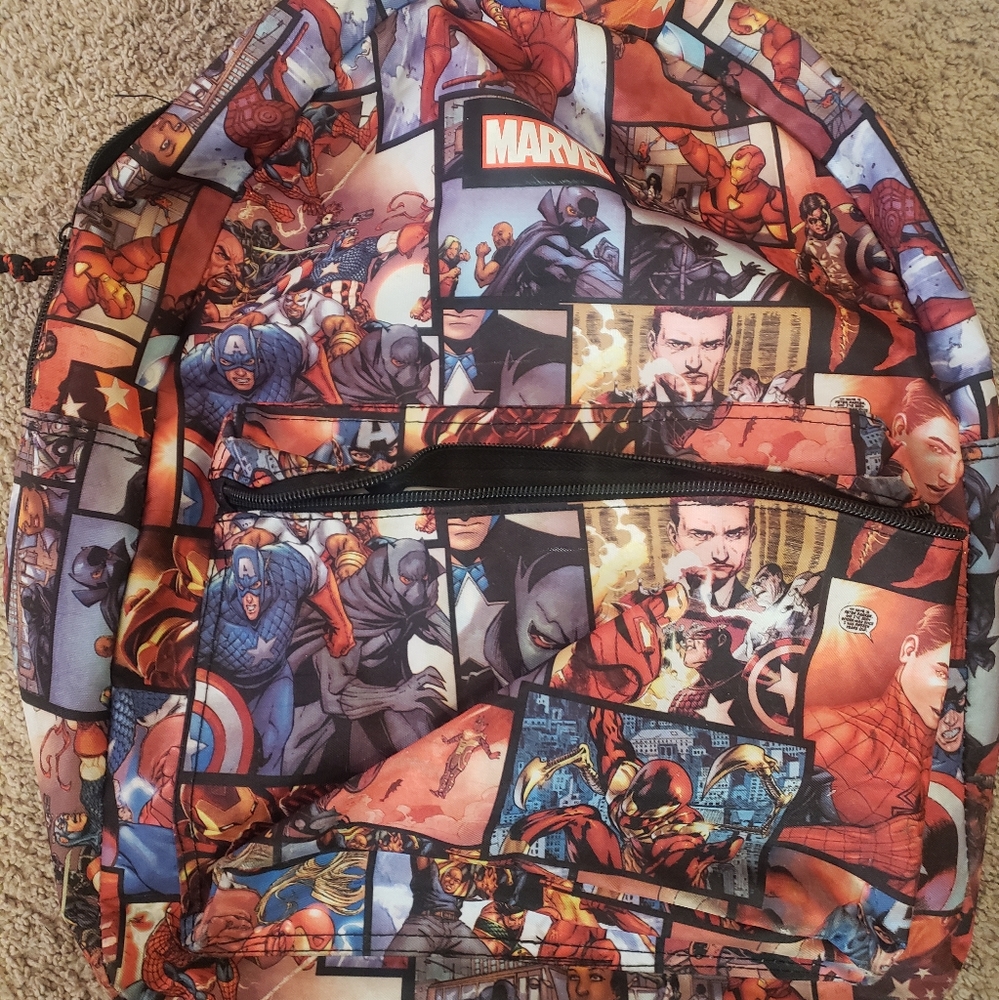 Like new marvel backpack